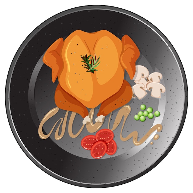 Obiad z piersią kurczaka i ziemniakami na szybki posiłek