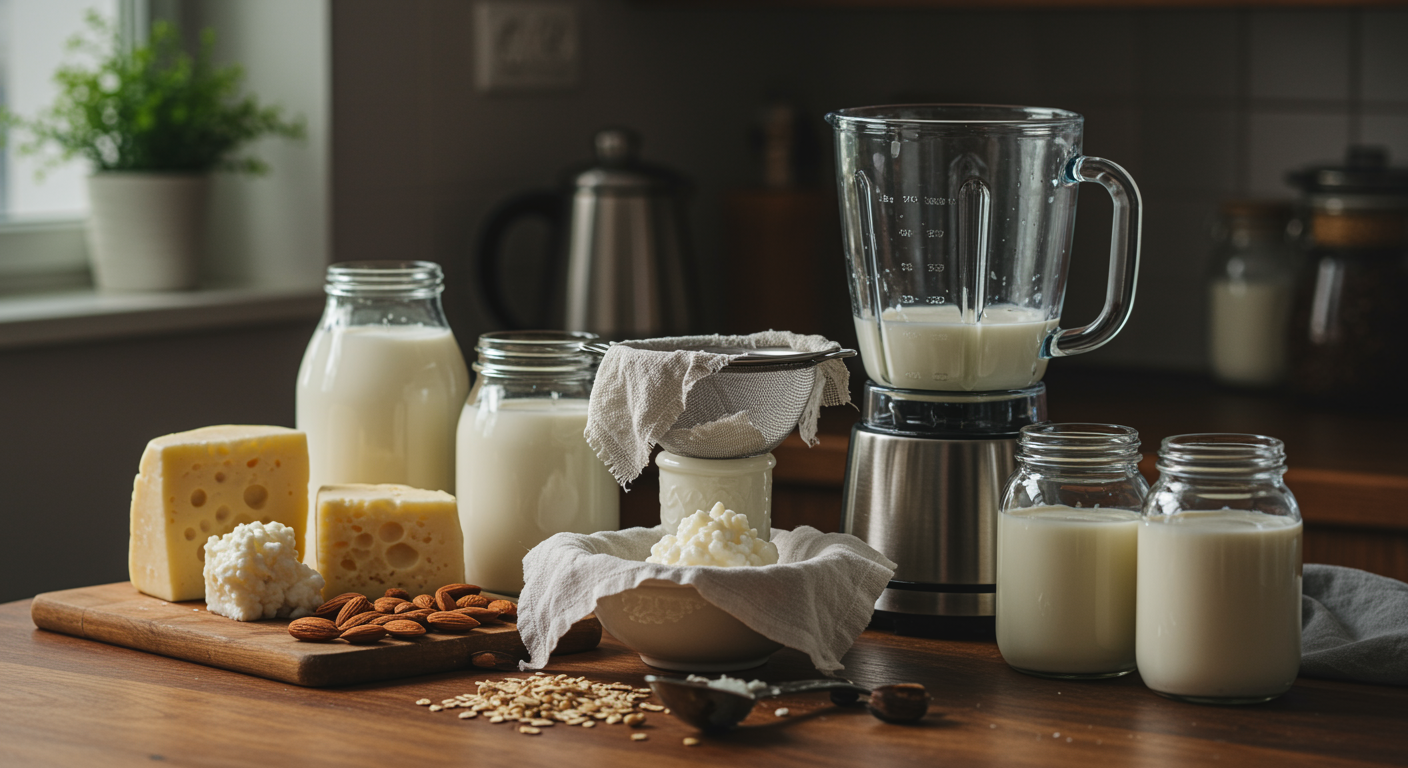 Przepis na wegański zamiennik mleka roślinnego – łatwe domowe metody